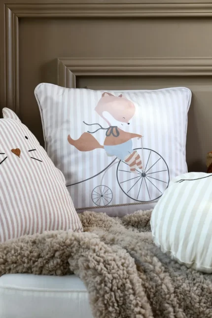 Pernă decorativă Chabichou 40X40 cm, culoare multicolor, 100% poliester - imagine 2