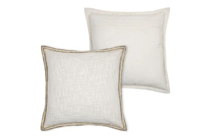 Pernă decorativă Balma 40X40 cm, culoare natural, 100% bumbac - imagine 3