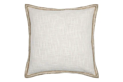 Pernă decorativă Balma 40X40 cm, culoare natural, 100% bumbac - imagine 4