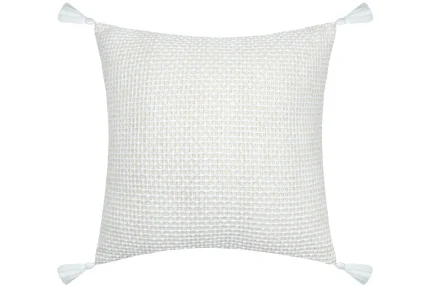 Pernă decorativă Balma 40X40 cm, culoare crem, 100% bumbac - imagine 4