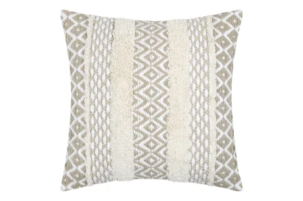 Pernă decorativă Balma 40X40 cm, culoare greige, 100% bumbac - imagine 4