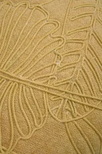 Pernă decorativă Aloha 40X40 cm, culoare bej închis, 45% poliester 55% bumbac - imagine 5