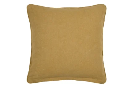 Pernă decorativă Aloha 40X40 cm, culoare bej închis, 45% poliester 55% bumbac - imagine 2