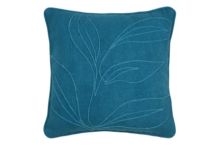 Pernă decorativă Aloha 40X40 cm, culoare albastru, 45% poliester 55% bumbac - imagine 4