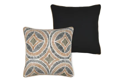 Pernă decorativă Tucano 40X40 cm, culoare natural, 77% bumbac 23% poliester - imagine 3