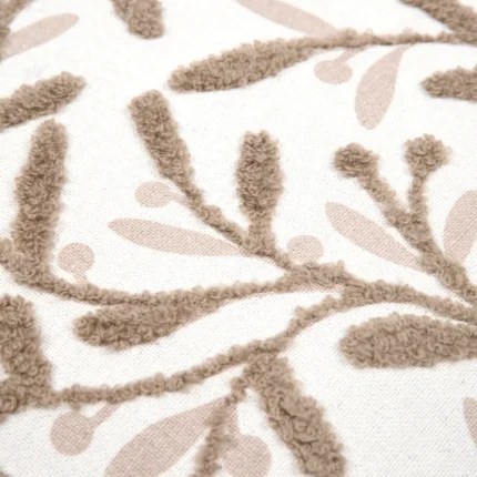 Pernă decorativă Ombrage 40X40 cm, culoare natural, 45% poliester 55% bumbac