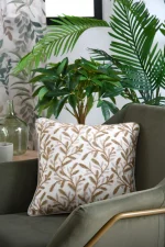 Pernă decorativă Ombrage 40X40 cm, culoare natural, 45% poliester 55% bumbac - imagine 2