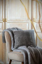 Pernă decorativă Harlow 45X45 cm, culoare greige, 100% poliester - imagine 5