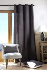 Pernă decorativă Duo 50X50 cm, culoare gri/perlă, 100% bumbac - imagine 4