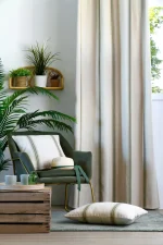 Pernă decorativă Montauban 50X50 Cm, culoare gri, 100% bumbac - imagine 2