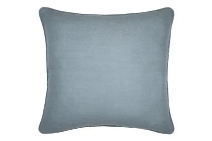 Pernă decorativă Coline 45X45 cm, culoare bleu, 100% bumbac - imagine 3