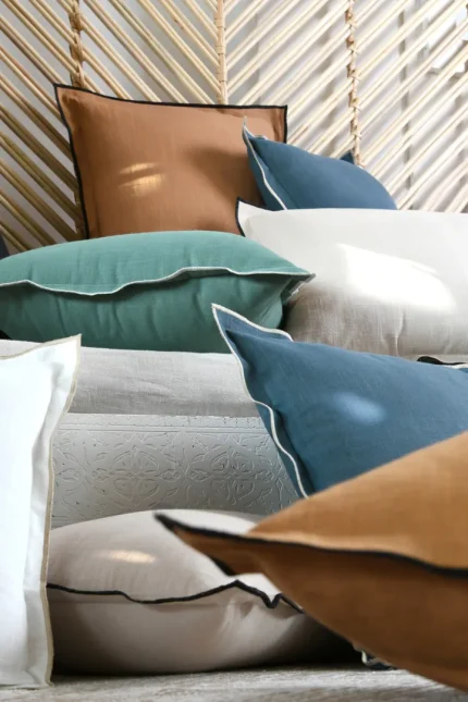 Pernă decorativă Helios 40X60 cm, culoare alb, 100% bumbac - imagine 6