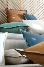 Pernă decorativă Helios 40X60 cm, culoare cappuccino, 100% bumbac - imagine 7