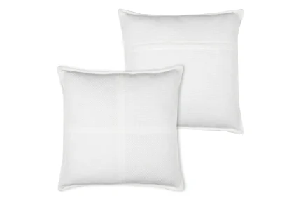 Pernă decorativă Dandy 45X45 cm, culoare crem, 100% poliester - imagine 2