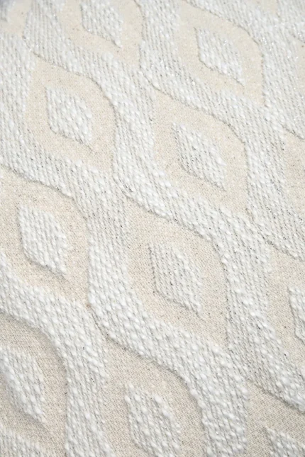 Pernă decorativă Balma 45X45 cm, culoare in, 90% bumbac 10% lurex - imagine 5