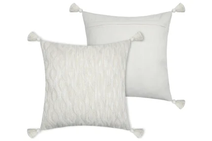 Pernă decorativă Balma 45X45 cm, culoare in, 90% bumbac 10% lurex - imagine 3