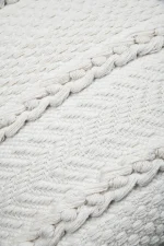 Pernă decorativă Balma 45X45 cm, culoare alb, 100% bumbac