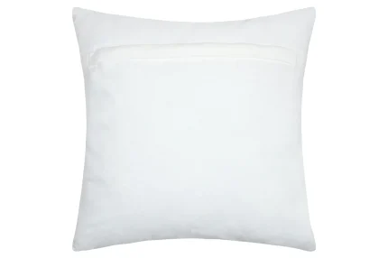 Pernă decorativă Balma 45X45 cm, culoare alb, 100% bumbac - imagine 2