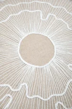 Pernă decorativă Nova 45X45 cm, culoare natural, 45% poliester 55% bumbac