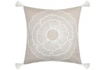 Pernă decorativă Nova 45X45 cm, culoare natural, 45% poliester 55% bumbac