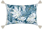 Pernă decorativă Aloha 40X60 cm, culoare albastru, 45% poliester 55% bumbac - imagine 4