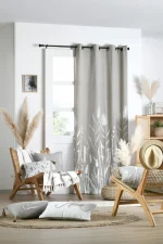 Pernă decorativă Pampa 45X45 cm, culoare natural, 45% poliester 55% bumbac - imagine 4