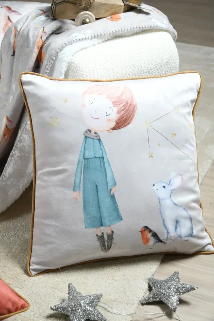 Pernă decorativă Ferdinand 50X50 cm, culoare multicolor, 100% poliester - imagine 3