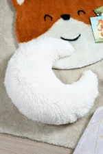 Pernă decorativă Ferdinand 45X45 cm, culoare crem, 100% poliester - imagine 4