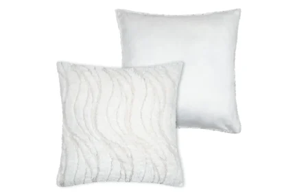 Pernă decorativă Fauves 45X45 cm, culoare crem, 100% poliester - imagine 3