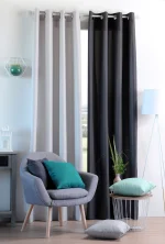 Pernă decorativă Nelson 30X50 cm, culoare gri deschis, 100% poliester - imagine 2