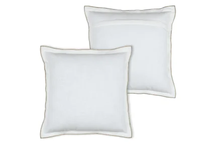 Pernă decorativă Helios 45X45 cm, culoare alb, 100% bumbac - imagine 3