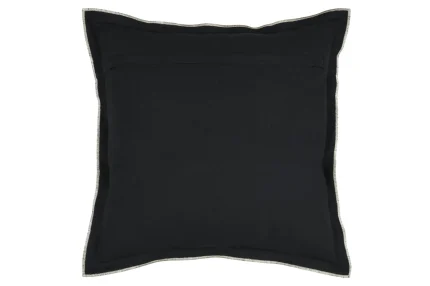Pernă decorativă Helios 45X45 cm, culoare negru, 100% bumbac - imagine 2