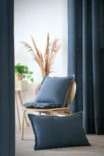 Pernă decorativă Helios 45X45 cm, culoare albastru, 100% bumbac - imagine 6