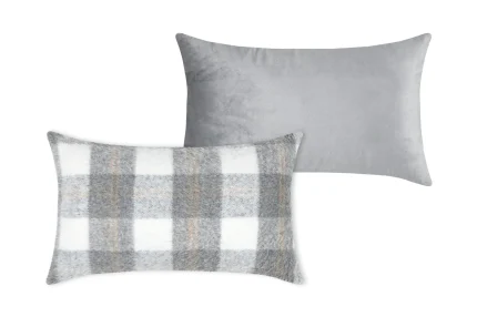 Pernă decorativă Gresy 30X50 cm, culoare gri, 100% poliester - imagine 2