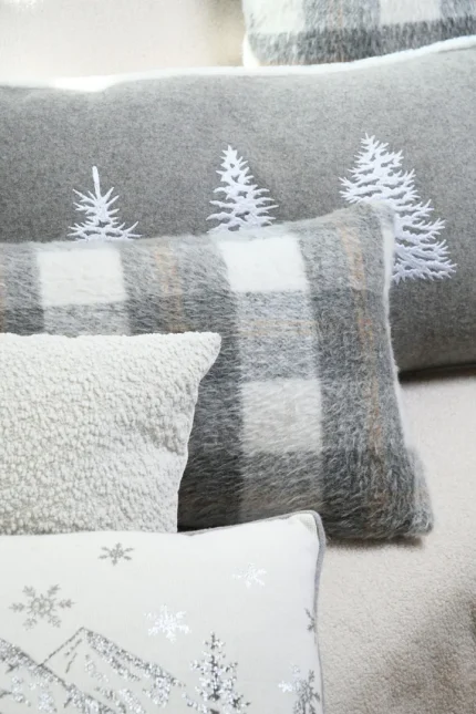 Pernă decorativă Gresy 30X50 cm, culoare gri, 100% poliester - imagine 5