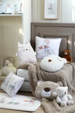 Pernă decorativă Chabichou 35X35 cm, culoare natural, 100% bumbac - imagine 3