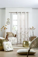 Pernă decorativă Oriana 40X70 cm, culoare auriu, 45% poliester 55% bumbac - imagine 5