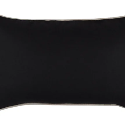 Pernă decorativă Duo 30X50 cm, culoare negru/in, 100% bumbac