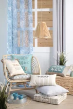 Pernă decorativă Pampelonne 30X50 cm, culoare alb, 100% bumbac - imagine 2