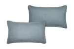 Pernă decorativă Coline 30X50 cm, culoare bleu, 100% bumbac - imagine 2