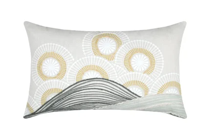 Pernă decorativă Yuki 30X50 cm, culoare natural, 100% bumbac - imagine 4