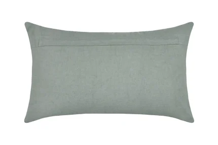 Pernă decorativă Yuki 30X50 cm, culoare jad, 100% bumbac - imagine 2