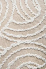 Pernă decorativă Balma 30X50 cm, culoare bej, 45% poliester 55% bumbac - imagine 5