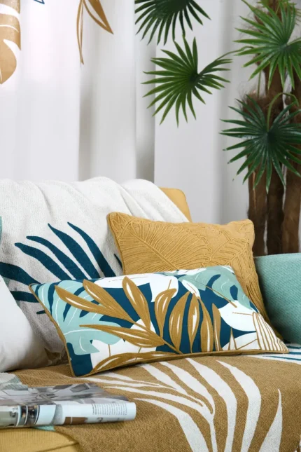 Pernă decorativă Aloha 30X50 cm, culoare multicolor, 55% bumbac 45% poliester - imagine 2