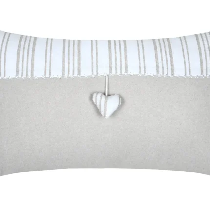 Pernă decorativă Josephine 35X60 cm, culoare crem, 45% poliester 55% bumbac