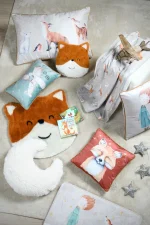 Pernă decorativă Ferdinand 30X50 cm, culoare turcoaz, 100% poliester - imagine 3