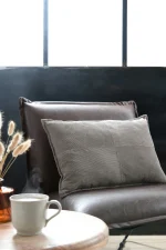 Pernă decorativă Dandy 40X60 cm, culoare greige, 100% poliester - imagine 6