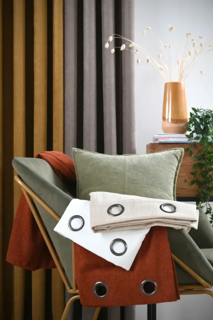 Pernă decorativă Dandy Roșcat 40X60 cm, culoare arămiu, 100% poliester - imagine 4