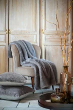 Pernă decorativă Harlow 50X80 cm, culoare greige, 100% poliester - imagine 5