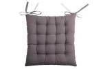 Pernă de scaun Duo Gri/Perla 40X40 cm, culoare gri/perlă, 100% bumbac